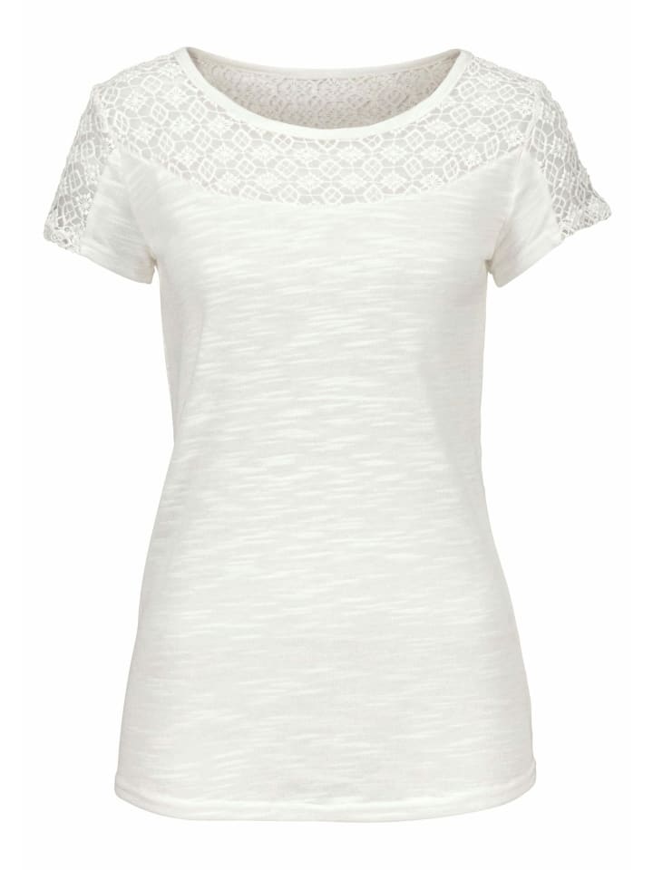 Рубашка с короткими рукавами кремового цвета Vivance
Рубашка с короткими рукавами кремового цвета Vivance