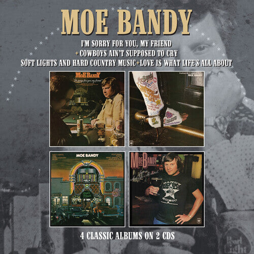 CD диск Bandy, Moe: I'm Sorry For You My Friend / Cowboys Ain't Supposed To Cry / Soft Lights & Hard Country Music / Love Is What Life's All About
CD диск Bandy, Moe: I'm Sorry For You My Friend / Cowboys Ain't Supposed To Cry / Soft Lights & Hard Country Music / Love Is What Life's All About