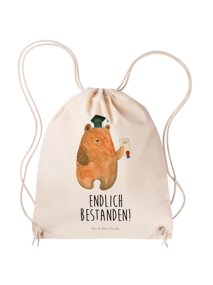 Mr. & Mrs. Panda Спортивная сумка с изображением медведя и надписью кремового цвета
Mr. & Mrs. Panda Спортивная сумка с изображением медведя и надписью кремового цвета