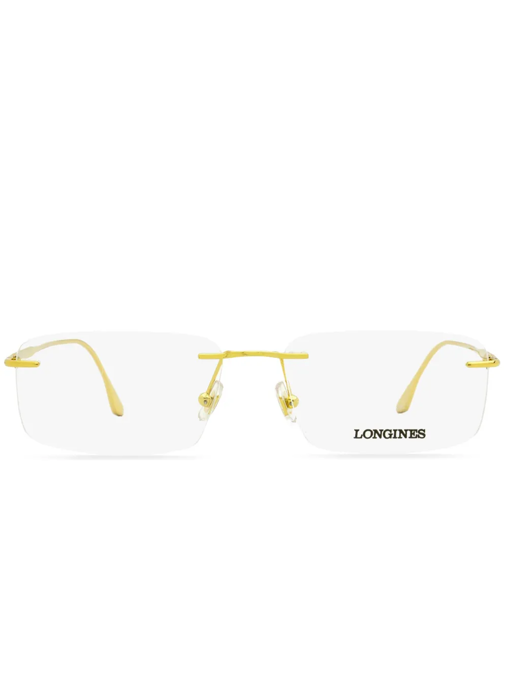 Очки в квадратной безободковой оправе LONGINES, желтый
Очки в квадратной безободковой оправе LONGINES, желтый