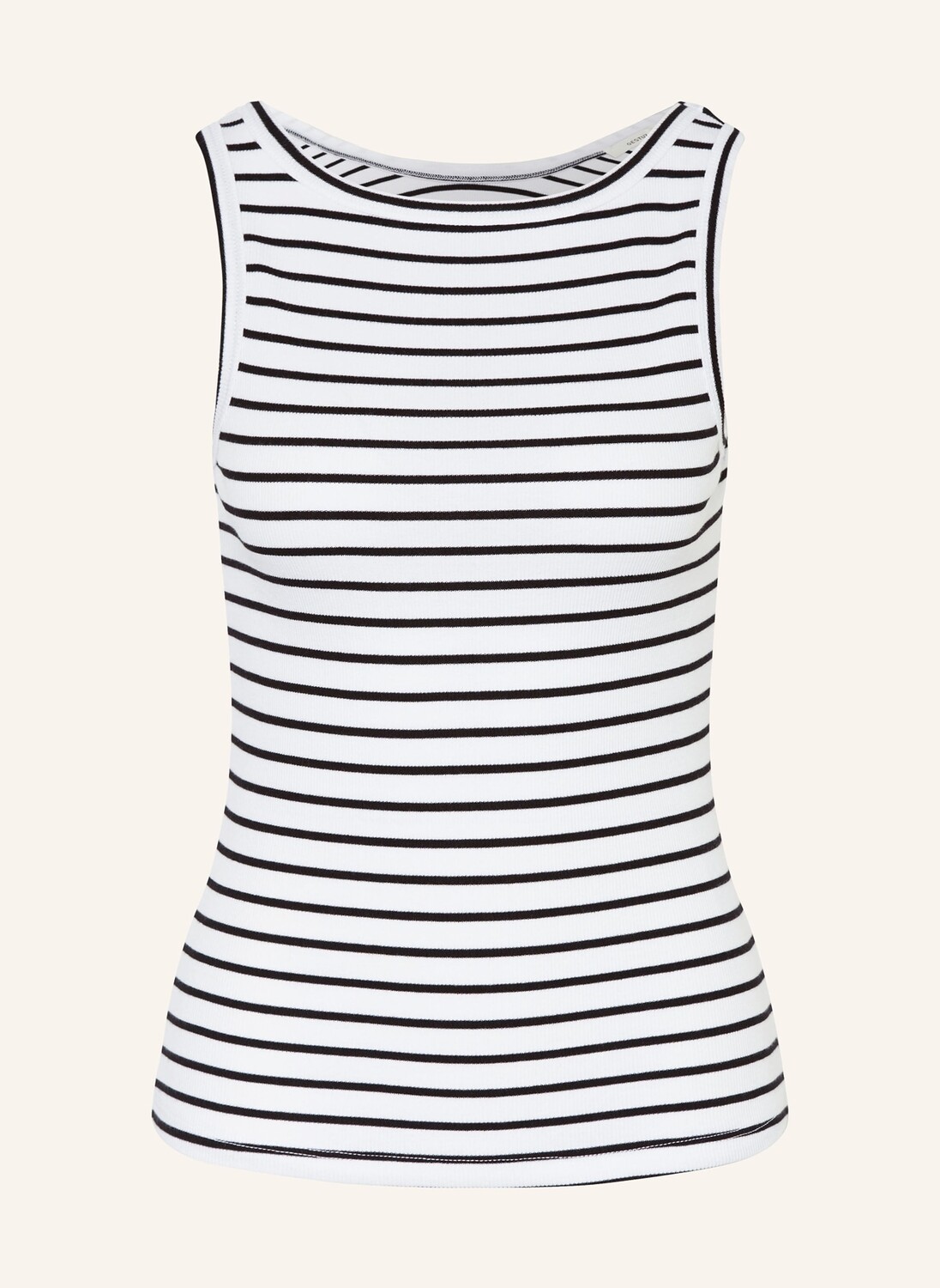 Топ древгз GESTUZ, белый/черный 
Топ древгз GESTUZ, белый/черный