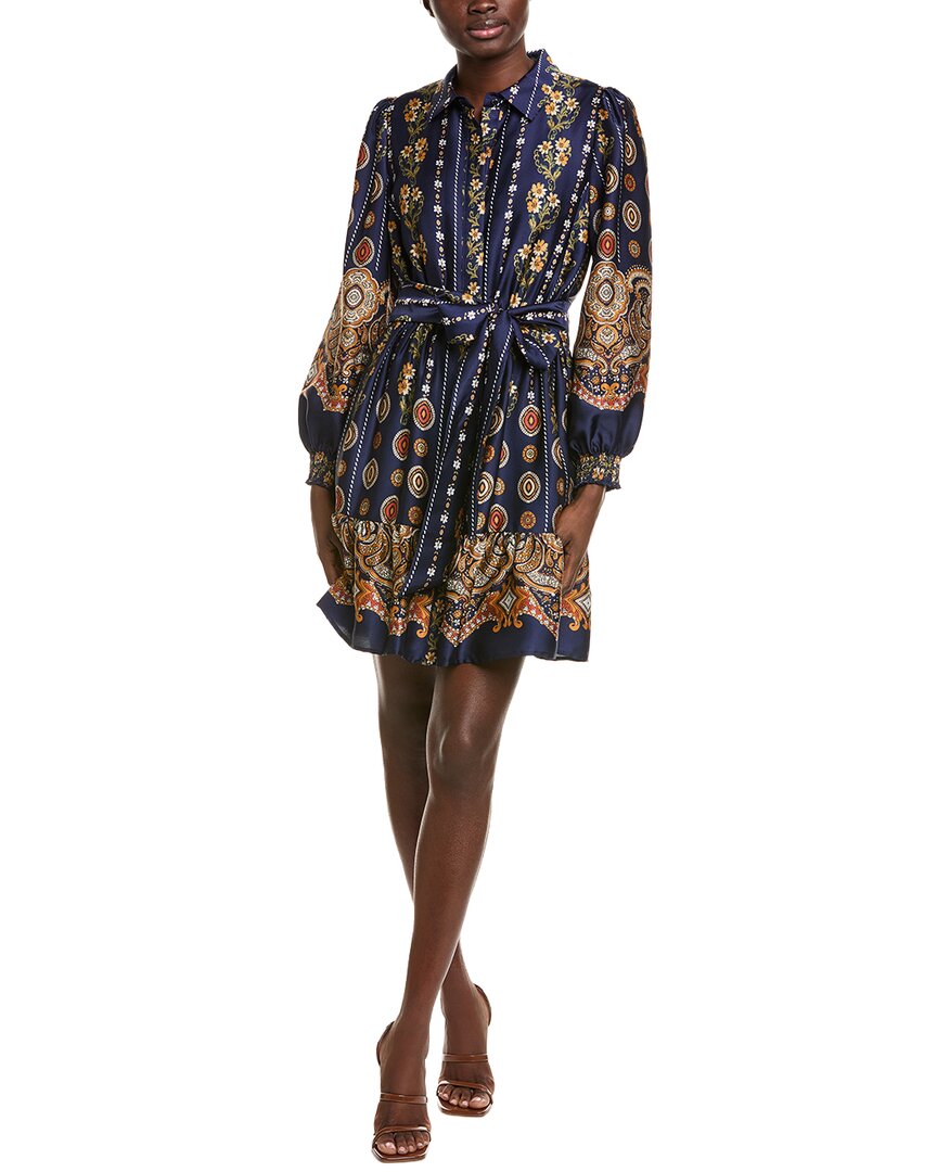 Платье миди с принтом Anne Klein Anne Klein, синий
Платье миди с принтом Anne Klein Anne Klein, синий