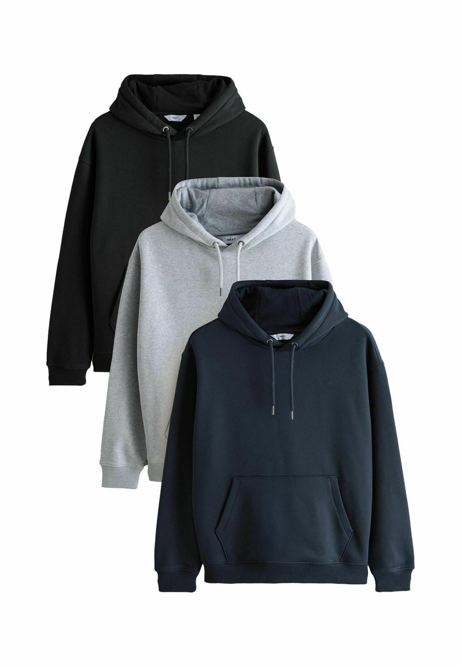 Худи Next HEAVYWEIGHT RICK 3 PACK, Black/Navy Blue/Grey Marl/Dark Blue
Худи Next HEAVYWEIGHT RICK 3 PACK, Black/Navy Blue/Grey Marl/Dark Blue