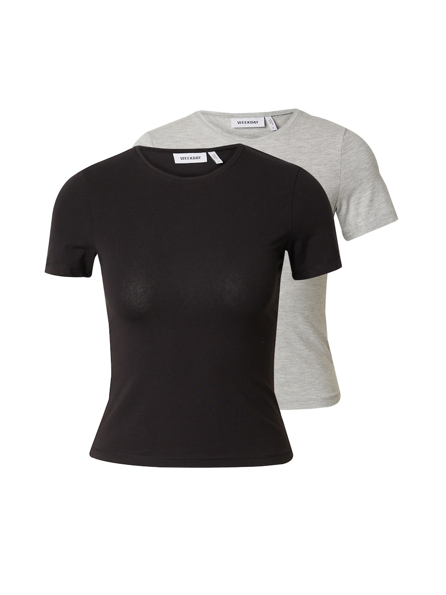 Рубашка WEEKDAY, Mottled Grey/Black
Рубашка WEEKDAY, Mottled Grey/Black