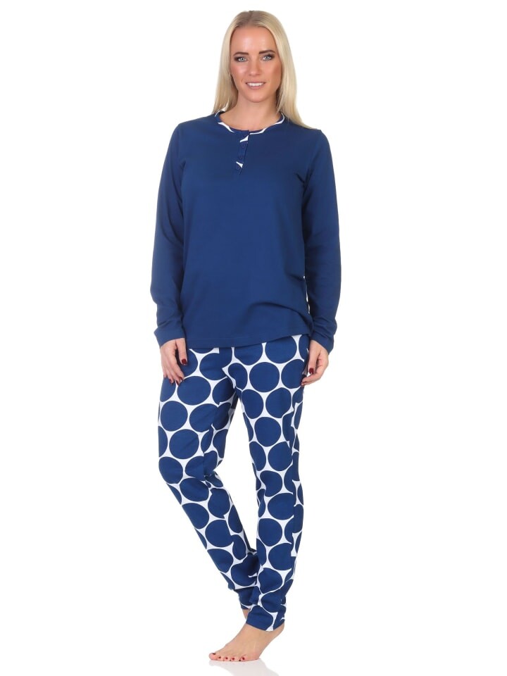 Пижама NORMANN Langarm Tupfen Punkte Optik, синий
Пижама NORMANN Langarm Tupfen Punkte Optik, синий