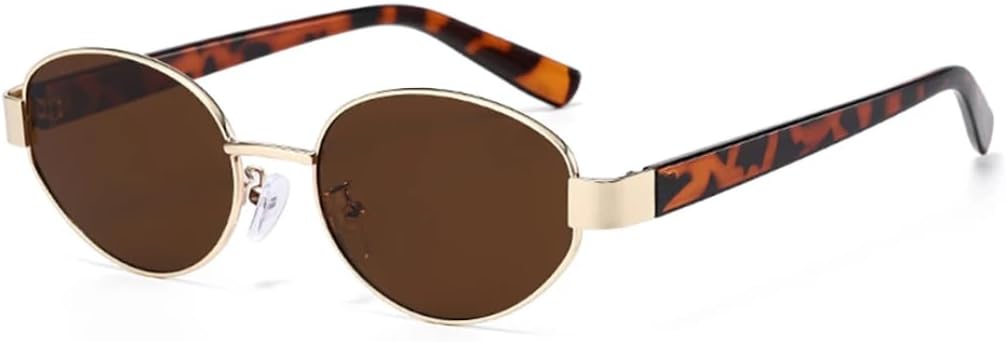 Металлические модные панк-солнцезащитные очки для женщин, круглые солнцезащитные очки, классический винтаж, защита от УФ-излучения UV400, для вечеринок, пляжа и отдыха на открытом воздухе, мужские SZVVBKK, Golden Brown
Металлические модные панк-солнцезащитные очки для женщин, круглые солнцезащитные очки, классический винтаж, защита от УФ-излучения UV400, для вечеринок, пляжа и отдыха на открытом воздухе, мужские SZVVBKK, Golden Brown