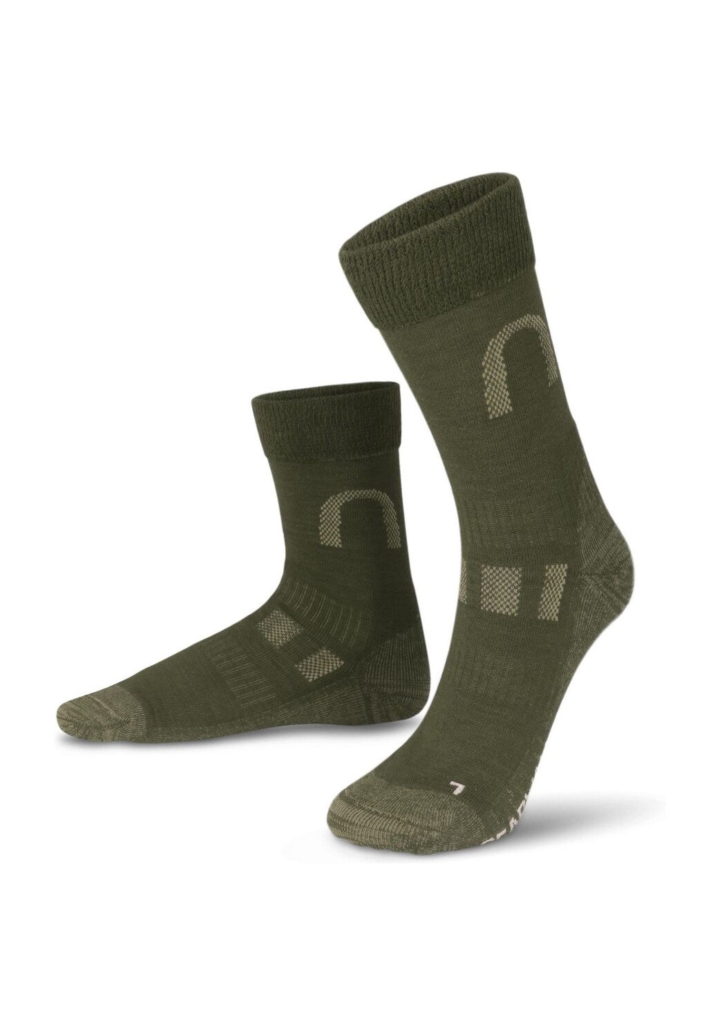 2 пары носков из шерсти мериноса, походных и треккинговых носков Melton normani, цвет Oliv 
2 пары носков из шерсти мериноса, походных и треккинговых носков Melton normani, цвет Oliv