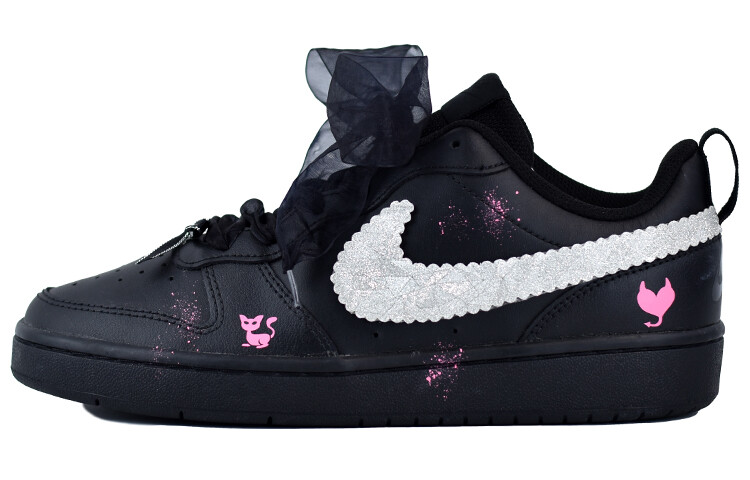 Кроссовки Nike Court Borough Skateboarding Shoes Women's Low-top Black/Pink/Silver, черный
Кроссовки Nike Court Borough Skateboarding Shoes Women's Low-top Black/Pink/Silver, черный