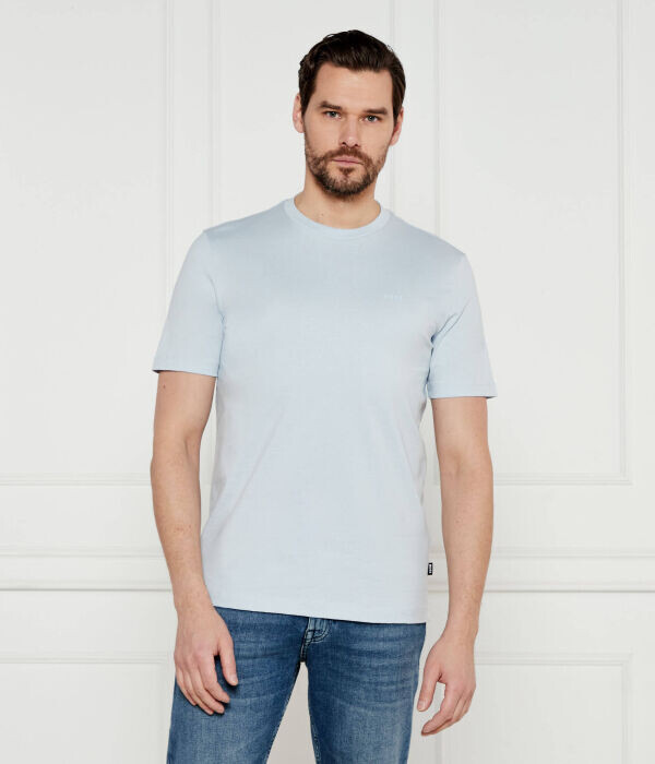 Футболка мужская Boss Thompson с короткими рукавами, голубой 
Футболка мужская Boss Thompson с короткими рукавами, голубой