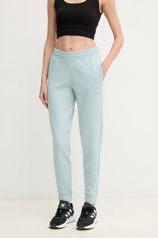 Хлопковые спортивные брюки Puma, бирюзовый
Хлопковые спортивные брюки Puma, бирюзовый
