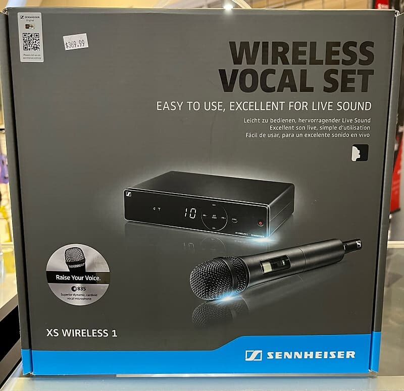 Микрофонная система Sennheiser XSW 1-835 Wireless Handheld Vocal Microphone System
Микрофонная система Sennheiser XSW 1-835 Wireless Handheld Vocal Microphone System