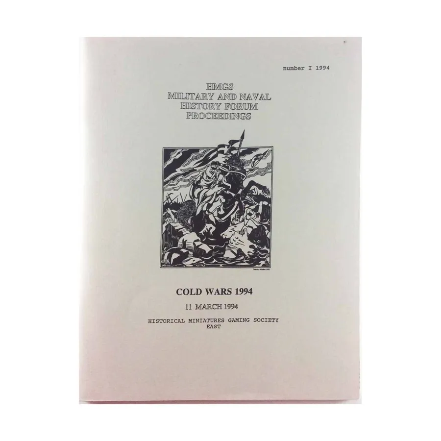 № 1 «Холодные войны 1994 года, Война и военные игры, Использование Велизарием тактической защиты», Military and Naval History Forum/Journal
№ 1 «Холодные войны 1994 года, Война и военные игры, Использование Велизарием тактической защиты», Military and Naval History Forum/Journal