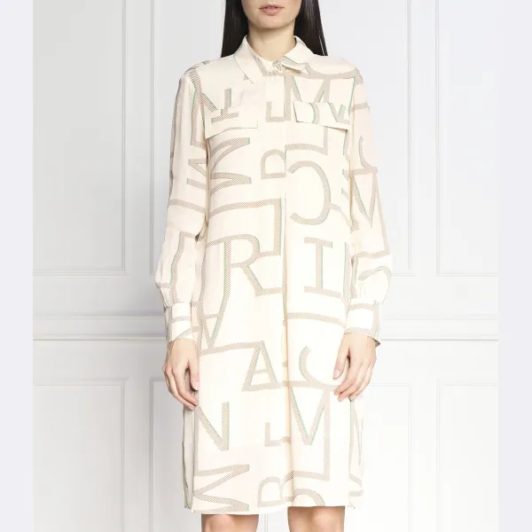 Платье с добавлением шелка Marc Cain, бежевый
Платье с добавлением шелка Marc Cain, бежевый