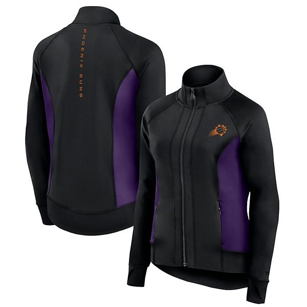 Женская черная куртка Phoenix Suns Studio с молнией Fanatics
Женская черная куртка Phoenix Suns Studio с молнией Fanatics