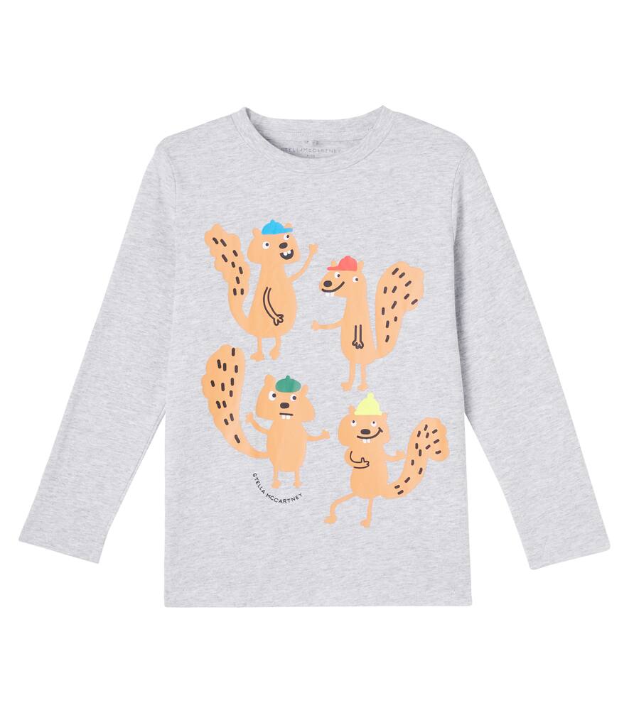 Хлопковая футболка Stella McCartney Kids, Grigio Medio Mel.
Хлопковая футболка Stella McCartney Kids, Grigio Medio Mel.
