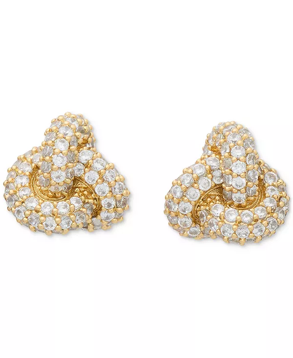 Серьги-Гвоздики с двойным узлом и золотистым паве Kate Spade New York, clear/gold
Серьги-Гвоздики с двойным узлом и золотистым паве Kate Spade New York, clear/gold