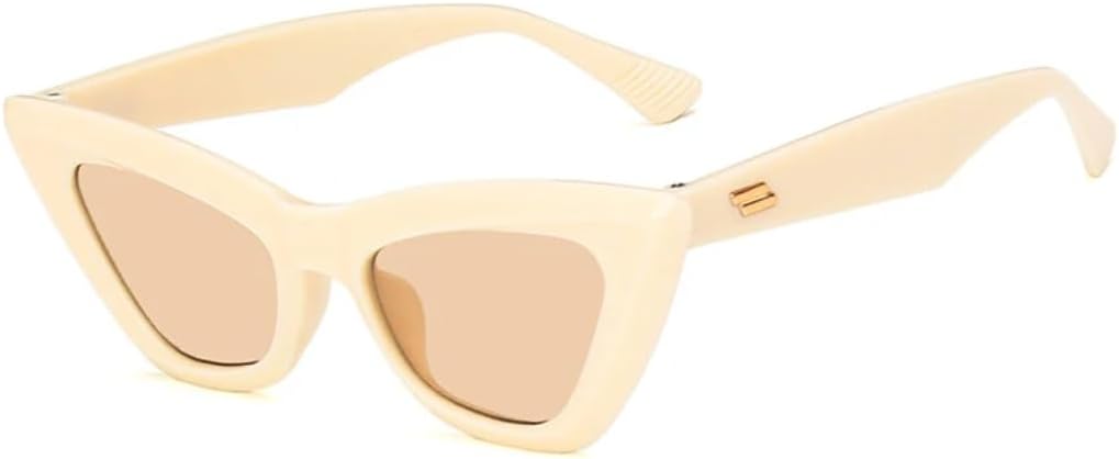 Солнцезащитные очки с защитой от УФ-излучения UV400 | «Кошачий глаз», маленькая оправа | Линзы конфетных цветов для занятий спортом на открытом воздухе и вождения DSVIGF, Beige Tea
Солнцезащитные очки с защитой от УФ-излучения UV400 | «Кошачий глаз», маленькая оправа | Линзы конфетных цветов для занятий спортом на открытом воздухе и вождения DSVIGF, Beige Tea