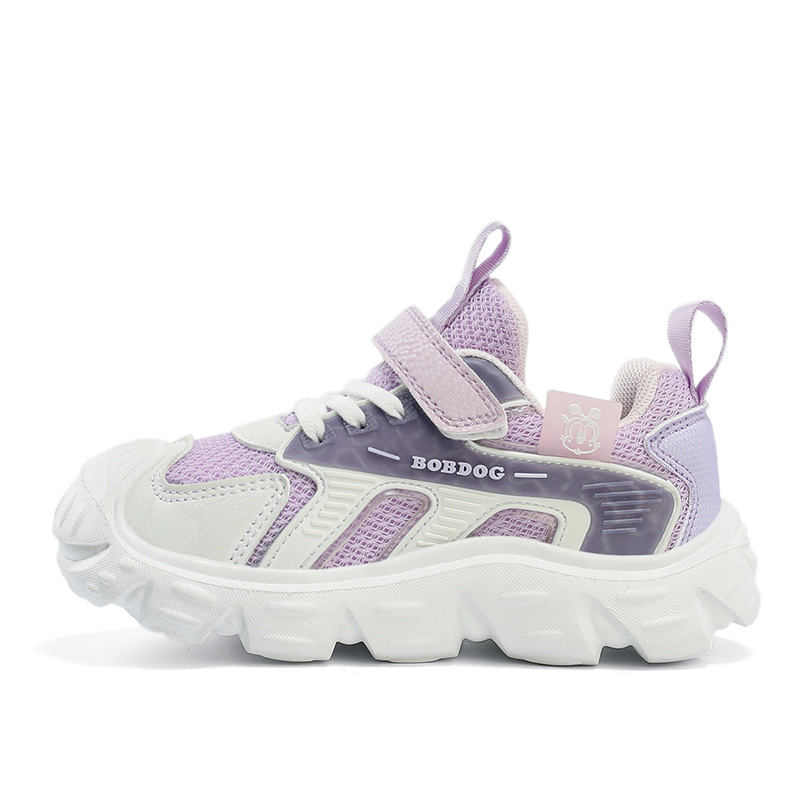 Противоскользящие и износостойкие дышащие низкие детские кроссовки для бега BOBDOG, розовый/фиолетовый 
Противоскользящие и износостойкие дышащие низкие детские кроссовки для бега BOBDOG, розовый/фиолетовый