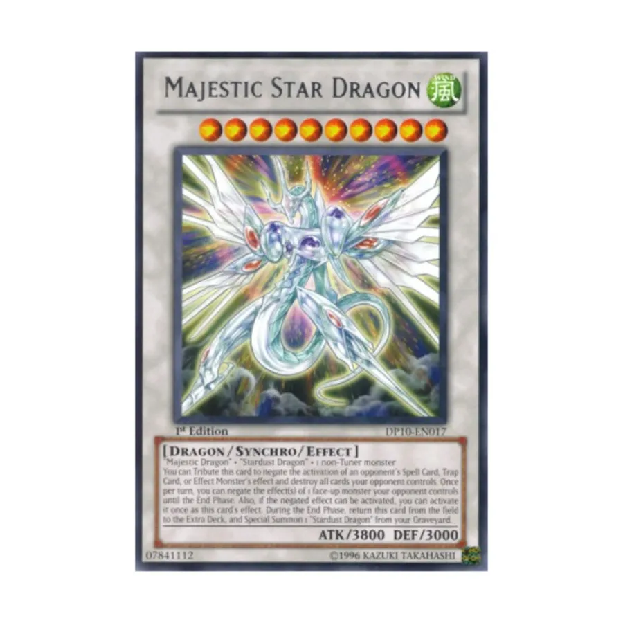 CCG Величественный звездный дракон (редкий), Yu-Gi-Oh - Duelist Pack - Yusei Fudo 3 - Singles
CCG Величественный звездный дракон (редкий), Yu-Gi-Oh - Duelist Pack - Yusei Fudo 3 - Singles