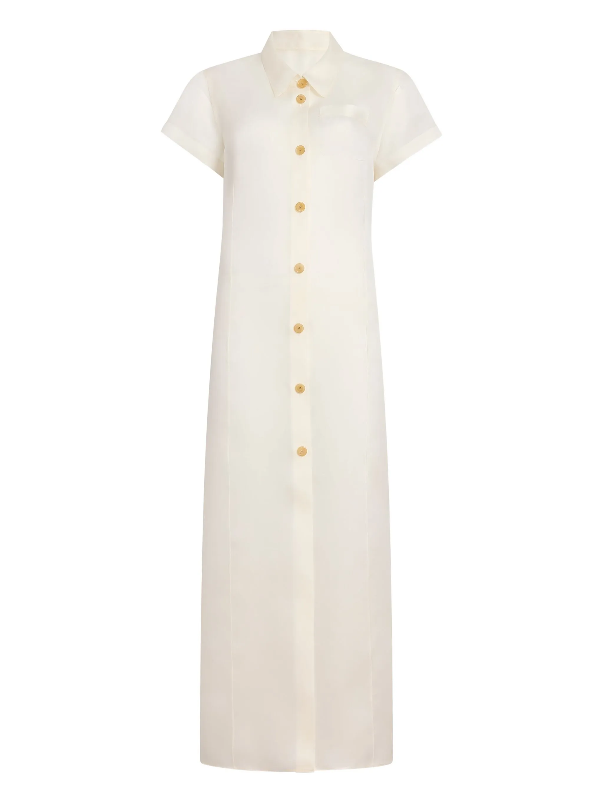 Платье Effy с карманом на пуговицах Khaite, белый
Платье Effy с карманом на пуговицах Khaite, белый