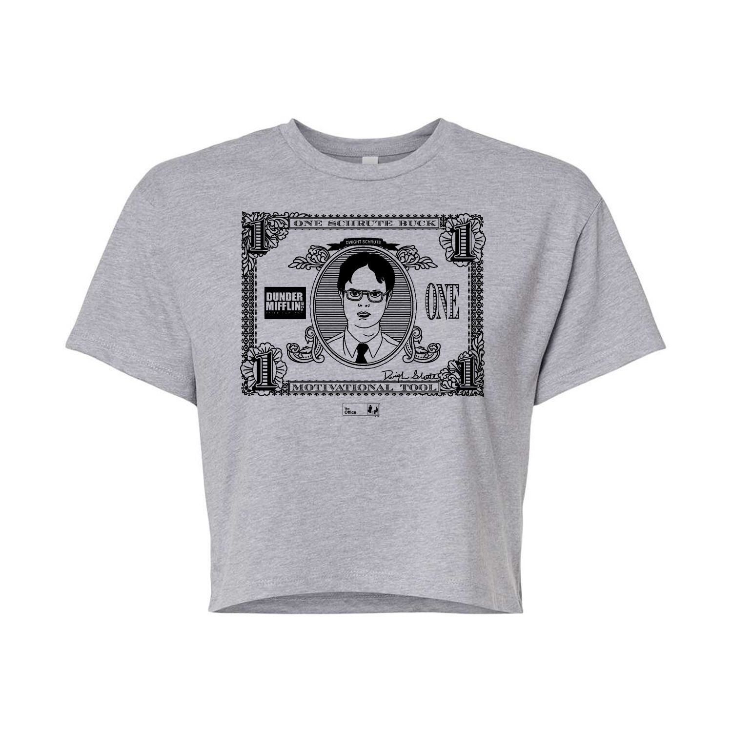 Укороченная футболка The Office Schrute Buck для юниоров Licensed Character, серый
Укороченная футболка The Office Schrute Buck для юниоров Licensed Character, серый