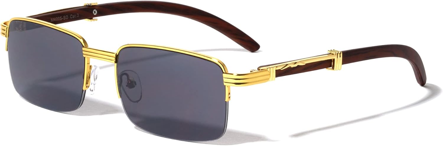 Солнцезащитные очки Harrisburg без оправы, прямоугольной формы, в стиле 90-х, винтажные, с тонированными линзами, квадратная полуободковая оправа, для женщин и мужчин, M4005-SD Sunglasses Luxe, Black Gold
Солнцезащитные очки Harrisburg без оправы, прямоугольной формы, в стиле 90-х, винтажные, с тонированными линзами, квадратная полуободковая оправа, для женщин и мужчин, M4005-SD Sunglasses Luxe, Black Gold