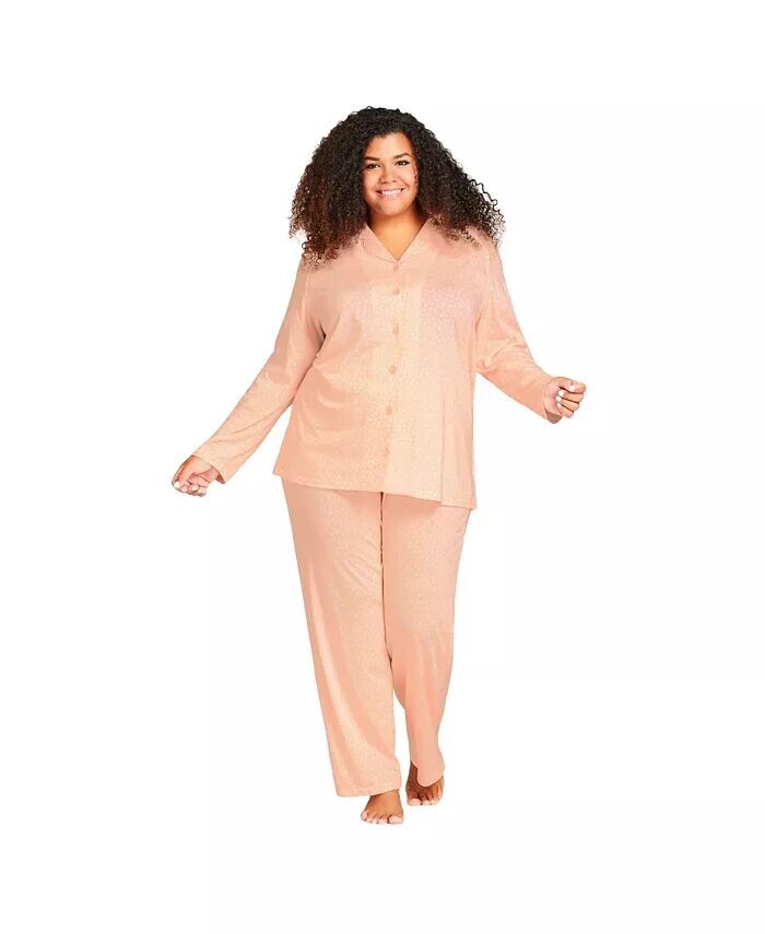 Плюс размер пуговицы через топ для сна AVENUE, розовый
Плюс размер пуговицы через топ для сна AVENUE, розовый