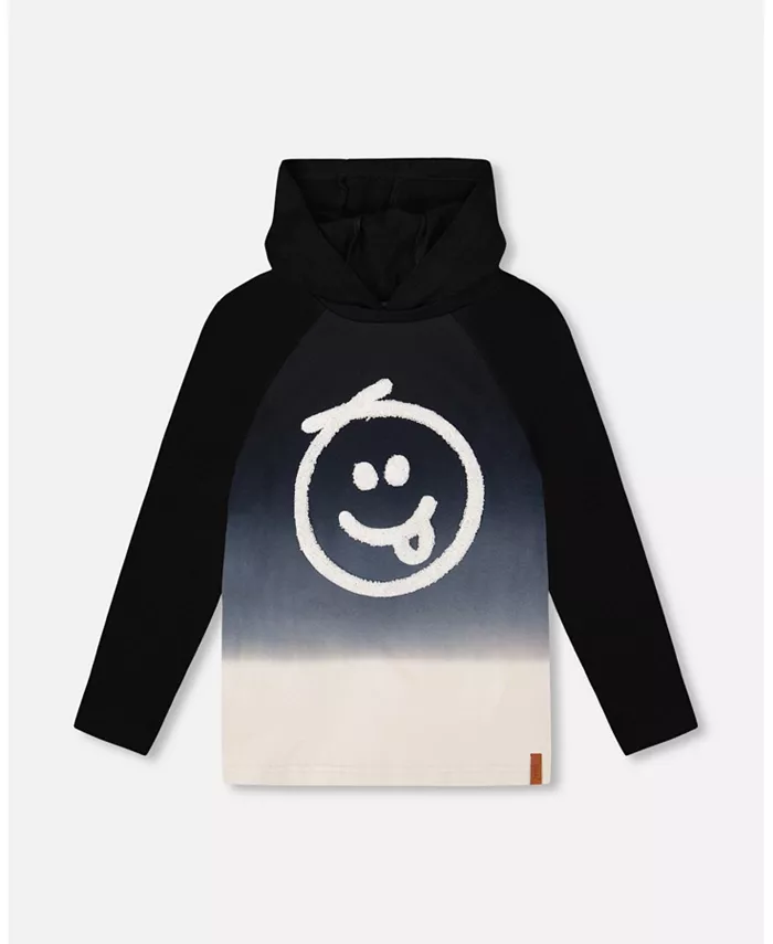 Футболка из хлопкового джерси с капюшоном и рукавами реглан, черная, для мальчиков Deux par Deux, черный
Футболка из хлопкового джерси с капюшоном и рукавами реглан, черная, для мальчиков Deux par Deux, черный