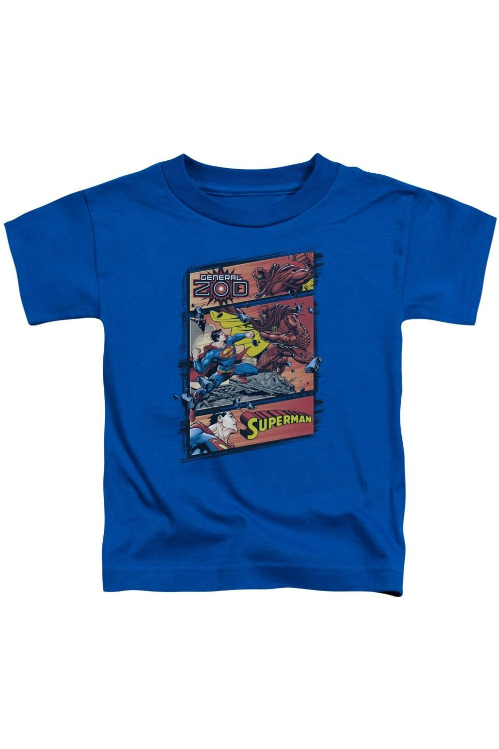 Футболка для малышей Superman против Зода с коротким рукавом Gildan, синий
Футболка для малышей Superman против Зода с коротким рукавом Gildan, синий