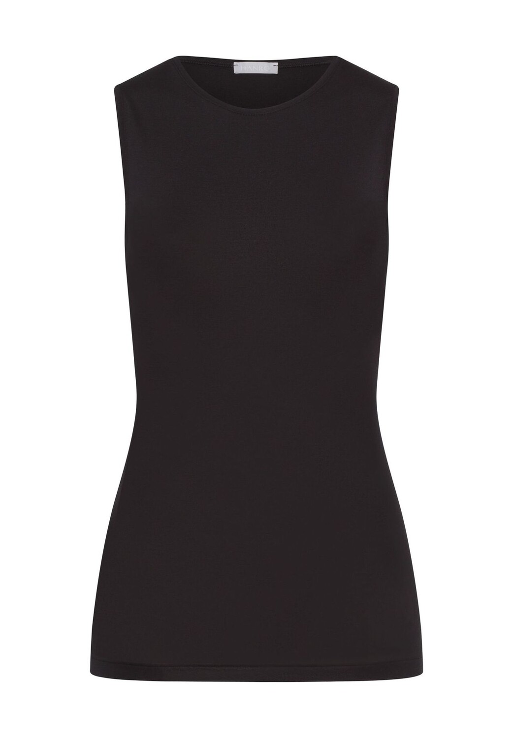 Майка, круглый вырез, без рукавов, однотонная, женская HANRO, черный
Майка, круглый вырез, без рукавов, однотонная, женская HANRO, черный