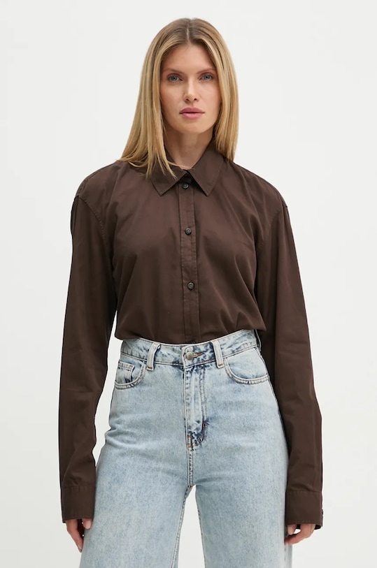 Хлопковая рубашка Won Hundred, коричневый
Хлопковая рубашка Won Hundred, коричневый