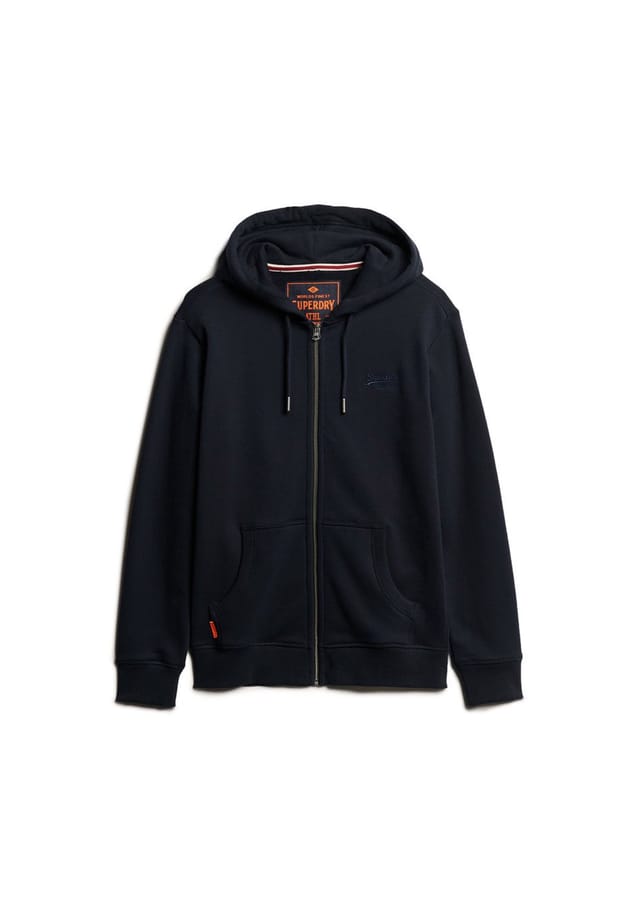 Толстовка - Essential Logo Hoodie с капюшоном на молнии однотонная Superdry., синий
Толстовка - Essential Logo Hoodie с капюшоном на молнии однотонная Superdry., синий