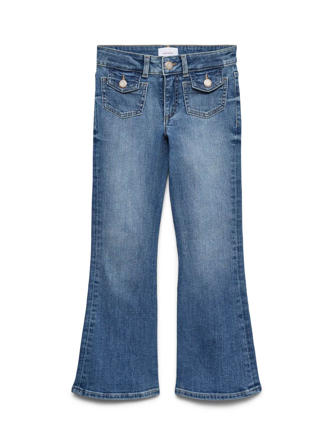 Vero Moda Girl Джинсы клеш 'VMFlash' в синем дениме
Vero Moda Girl Джинсы клеш 'VMFlash' в синем дениме