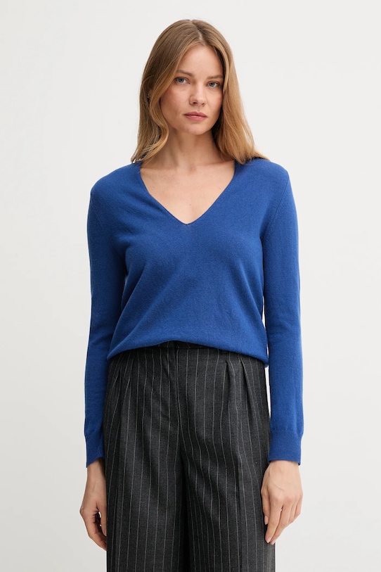 Шерстяной свитер United Colors Of Benetton, синий
Шерстяной свитер United Colors Of Benetton, синий