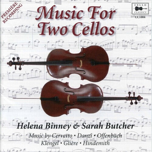 CD диск Cervetto / Butcher / Binney: Duos for 2 Cellos
CD диск Cervetto / Butcher / Binney: Duos for 2 Cellos