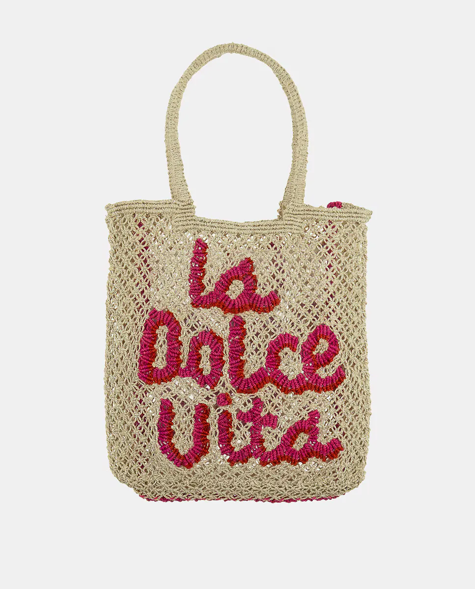 Маленькая сумочка LA DOLCE VITA WORD BAG натурального цвета от The Jacksons, натуральный
Маленькая сумочка LA DOLCE VITA WORD BAG натурального цвета от The Jacksons, натуральный