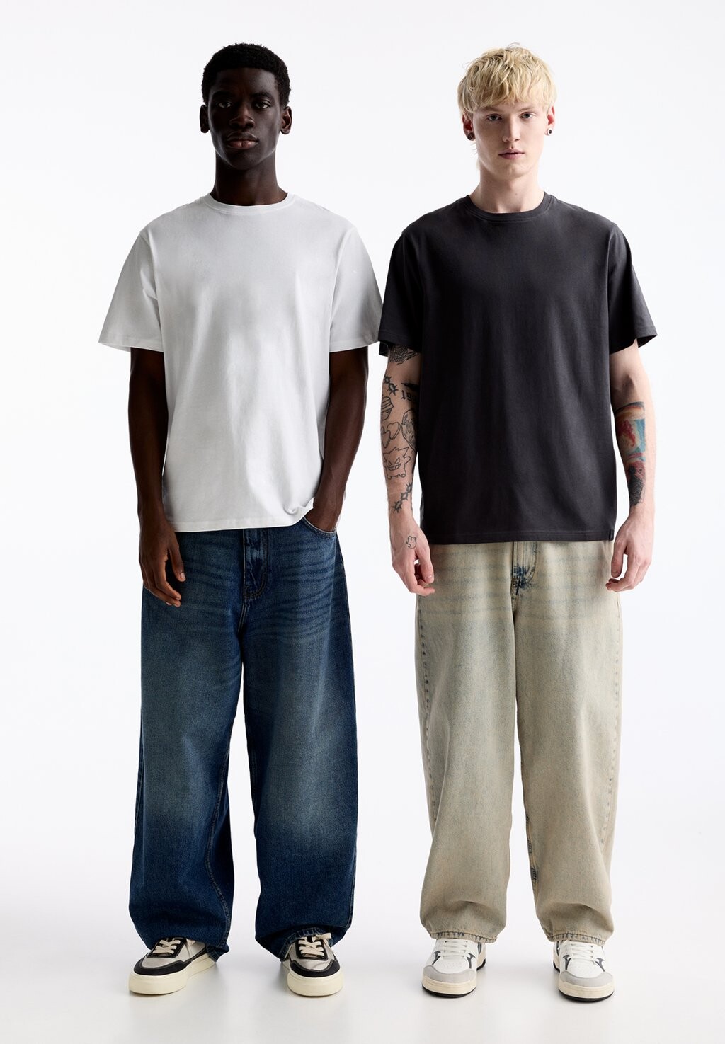 Базовая футболка 2 Pack PULL&BEAR, темно-серая
Базовая футболка 2 Pack PULL&BEAR, темно-серая