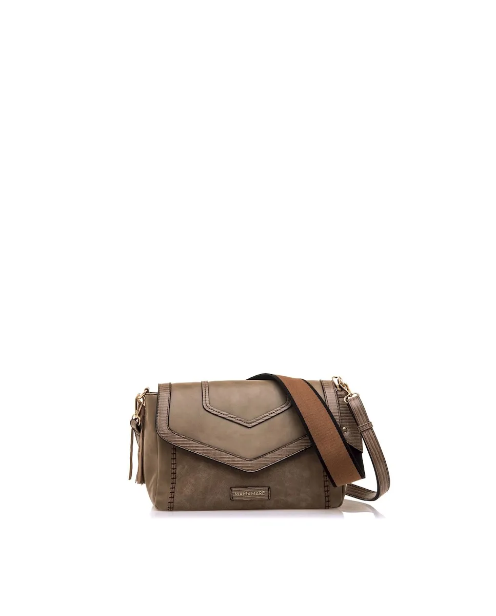 Женская сумка-бандо с треугольной застежкой Mariamare, коричневый
Женская сумка-бандо с треугольной застежкой Mariamare, коричневый