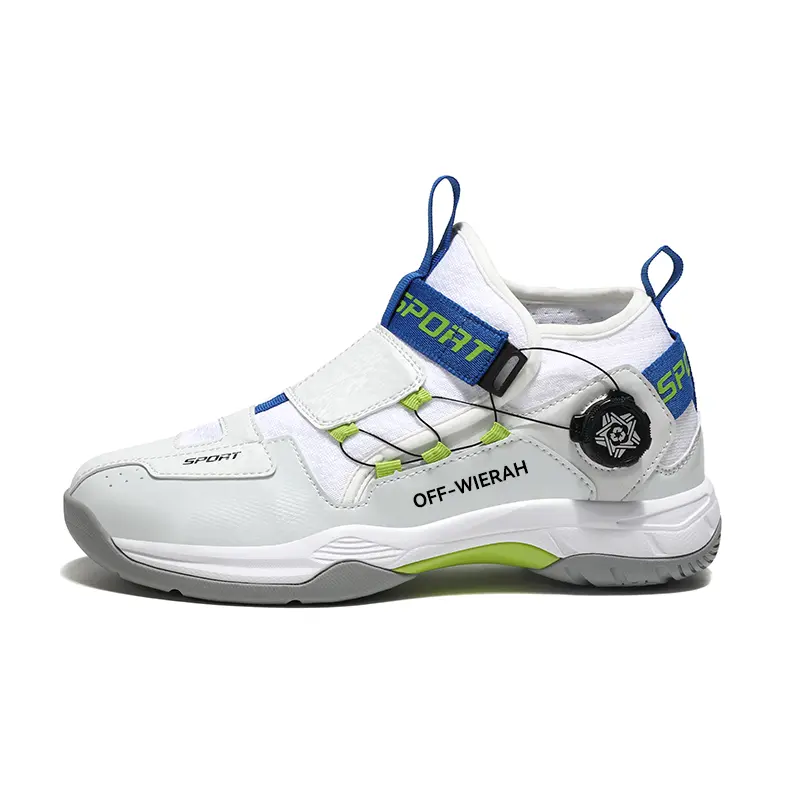 OFF-WIERAH Мид-топ бадминтонные кроссовки унисекс бело-синие, цвет White Blue
OFF-WIERAH Мид-топ бадминтонные кроссовки унисекс бело-синие, цвет White Blue