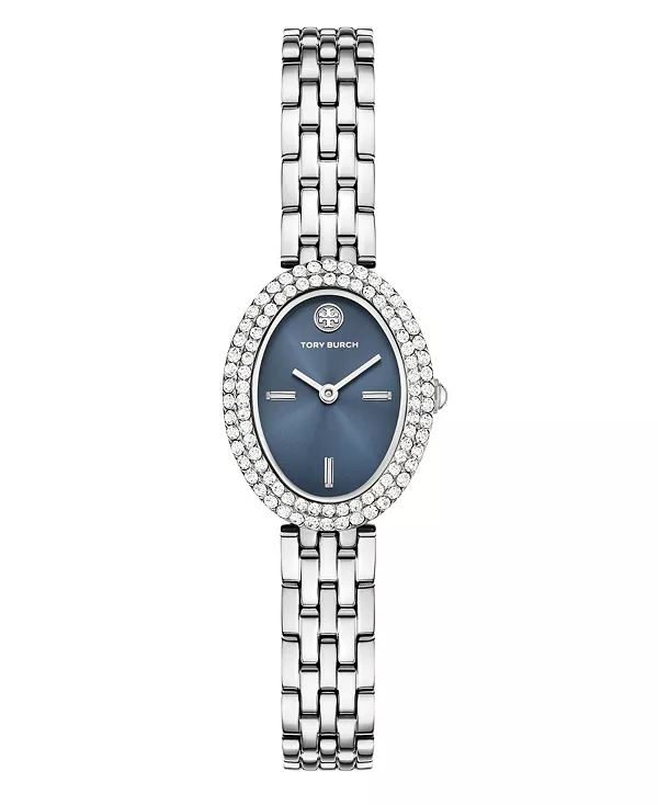 Женские кварцевые часы с двумя стрелками, овальные, из нержавеющей стали, серебристые, 28 мм Tory Burch, silver
Женские кварцевые часы с двумя стрелками, овальные, из нержавеющей стали, серебристые, 28 мм Tory Burch, silver