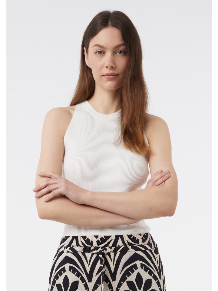 Жилет-свитер comma CI, белый 
Жилет-свитер comma CI, белый