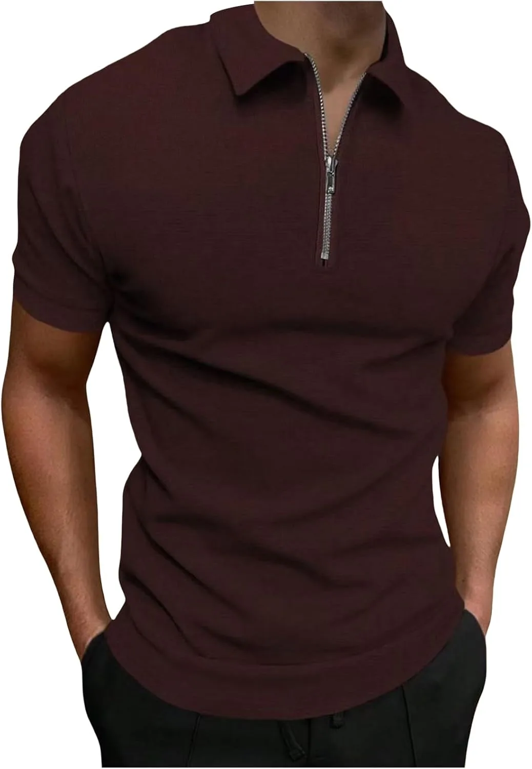 Мужская поло с молнией, короткий рукав, для тренировок Thatrich
Мужская поло с молнией, короткий рукав, для тренировок Thatrich