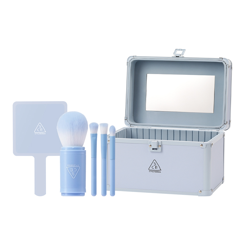 Набор для макияжа косметичка ручное зеркало многофункциональная кисть комплект из трех предметов 3CE
Набор для макияжа косметичка ручное зеркало многофункциональная кисть комплект из трех предметов 3CE