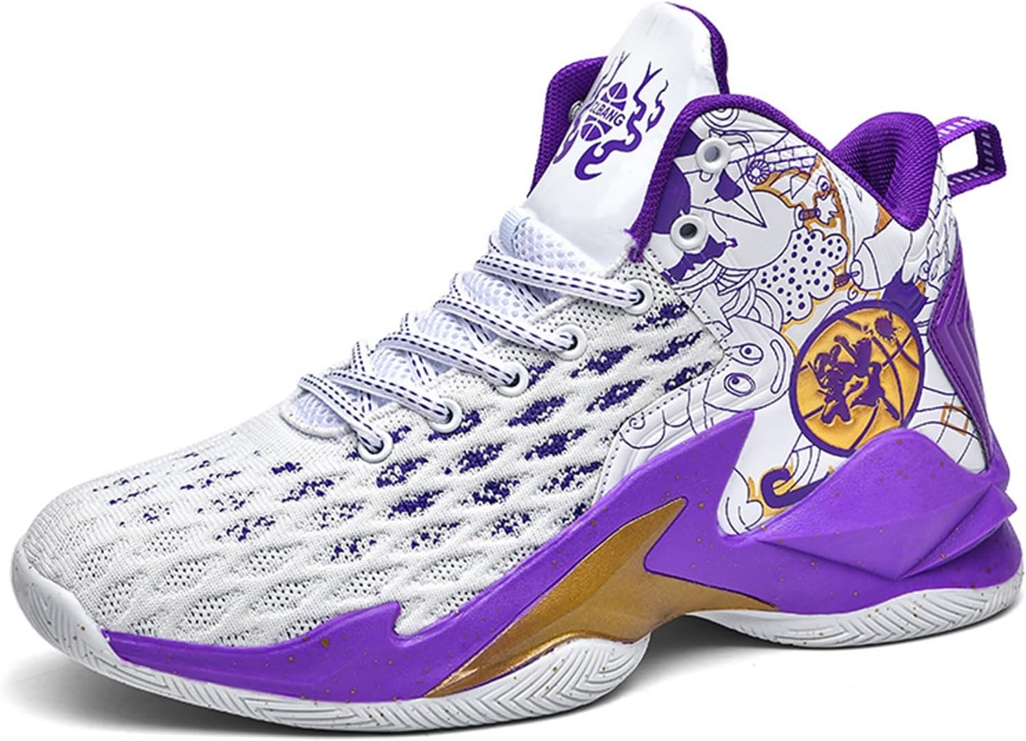 Кроссовки для баскетбола DHAEY для женщин и мужчин, модные высокие кеды с противоскользящей подошвой, повседневная обувь, мужские и женские кроссовки для активного отдыха и бега (Цвет: B, Размер: 11 женский / 9,5 мужской), 11 Women/9.5 Men B
Кроссовки для баскетбола DHAEY для женщин и мужчин, модные высокие кеды с противоскользящей подошвой, повседневная обувь, мужские и женские кроссовки для активного отдыха и бега (Цвет: B, Размер: 11 женский / 9,5 мужской), 11 Women/9.5 Men B