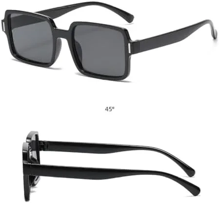 Солнцезащитные очки для женщин, квадратные солнцезащитные очки для мужчин, винтажные женские солнцезащитные очки с защитой от УФ-излучения UV400 MTZJH, L Black Grey
Солнцезащитные очки для женщин, квадратные солнцезащитные очки для мужчин, винтажные женские солнцезащитные очки с защитой от УФ-излучения UV400 MTZJH, L Black Grey