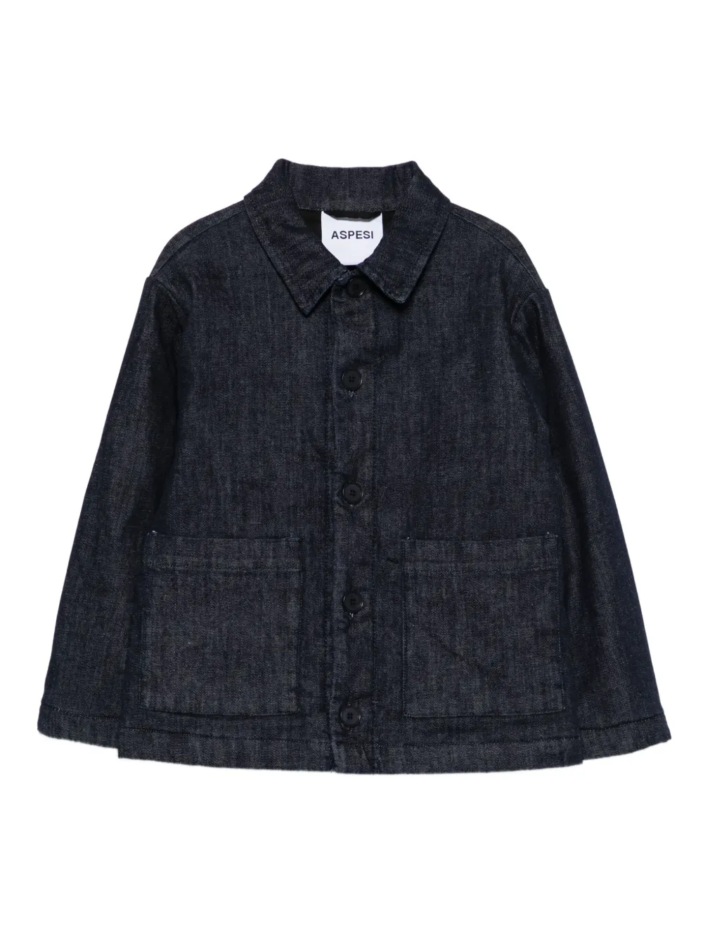 Джинсовая куртка с накладными карманами Aspesi Kids, синий
Джинсовая куртка с накладными карманами Aspesi Kids, синий