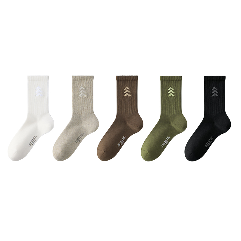 Носки Crew Unisex, набор из 5 пар MIANZHUWU, 5 pack gift box set (белый+greige+оливковый зеленый+коричневый+черный)
Носки Crew Unisex, набор из 5 пар MIANZHUWU, 5 pack gift box set (белый+greige+оливковый зеленый+коричневый+черный)