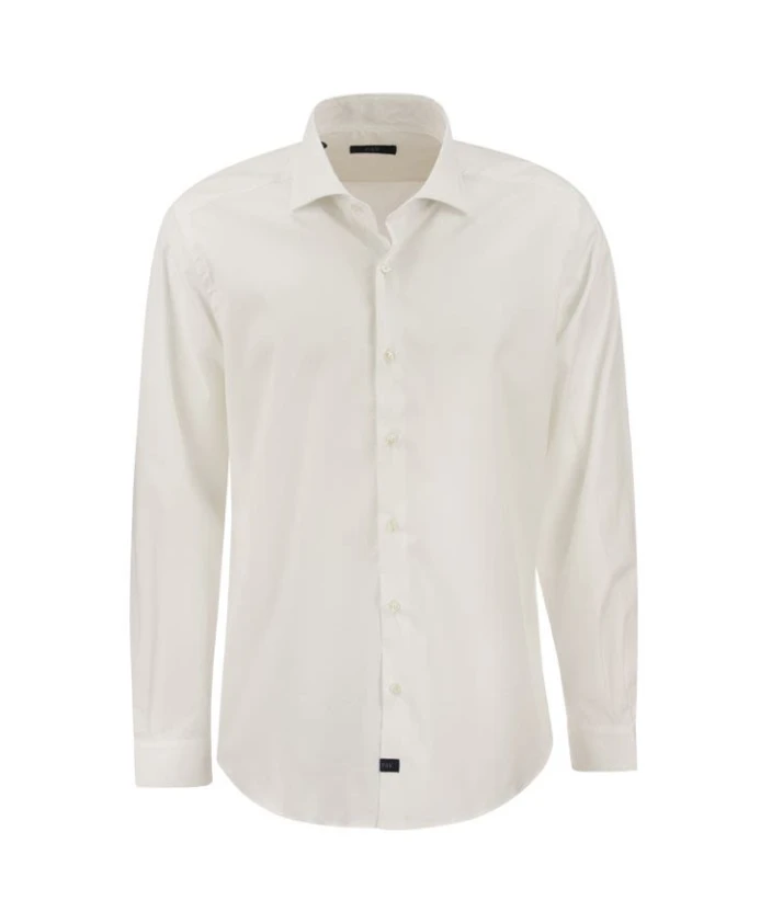 Эластичная рубашка с французским воротником Fay, белый
Эластичная рубашка с французским воротником Fay, белый