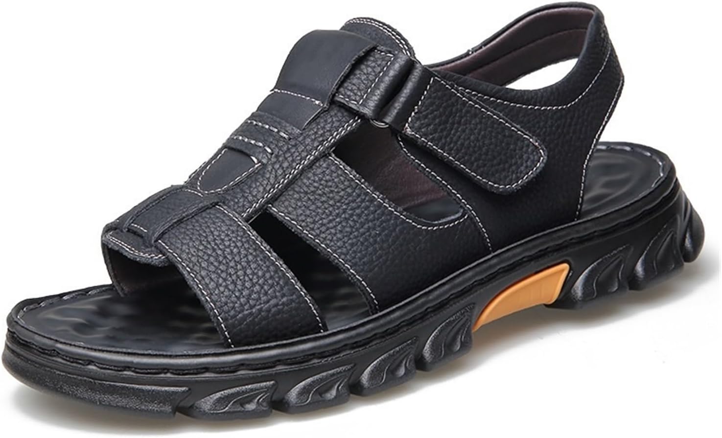 Мужские летние дышащие сандалии DMGYCK, пляжная обувь, удобные повседневные сандалии, износостойкие и не скользящие, черный
Мужские летние дышащие сандалии DMGYCK, пляжная обувь, удобные повседневные сандалии, износостойкие и не скользящие, черный