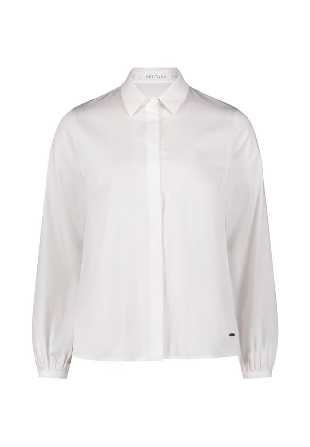 Блузка-Рубашка с пайетками Betty & Co, белый
Блузка-Рубашка с пайетками Betty & Co, белый